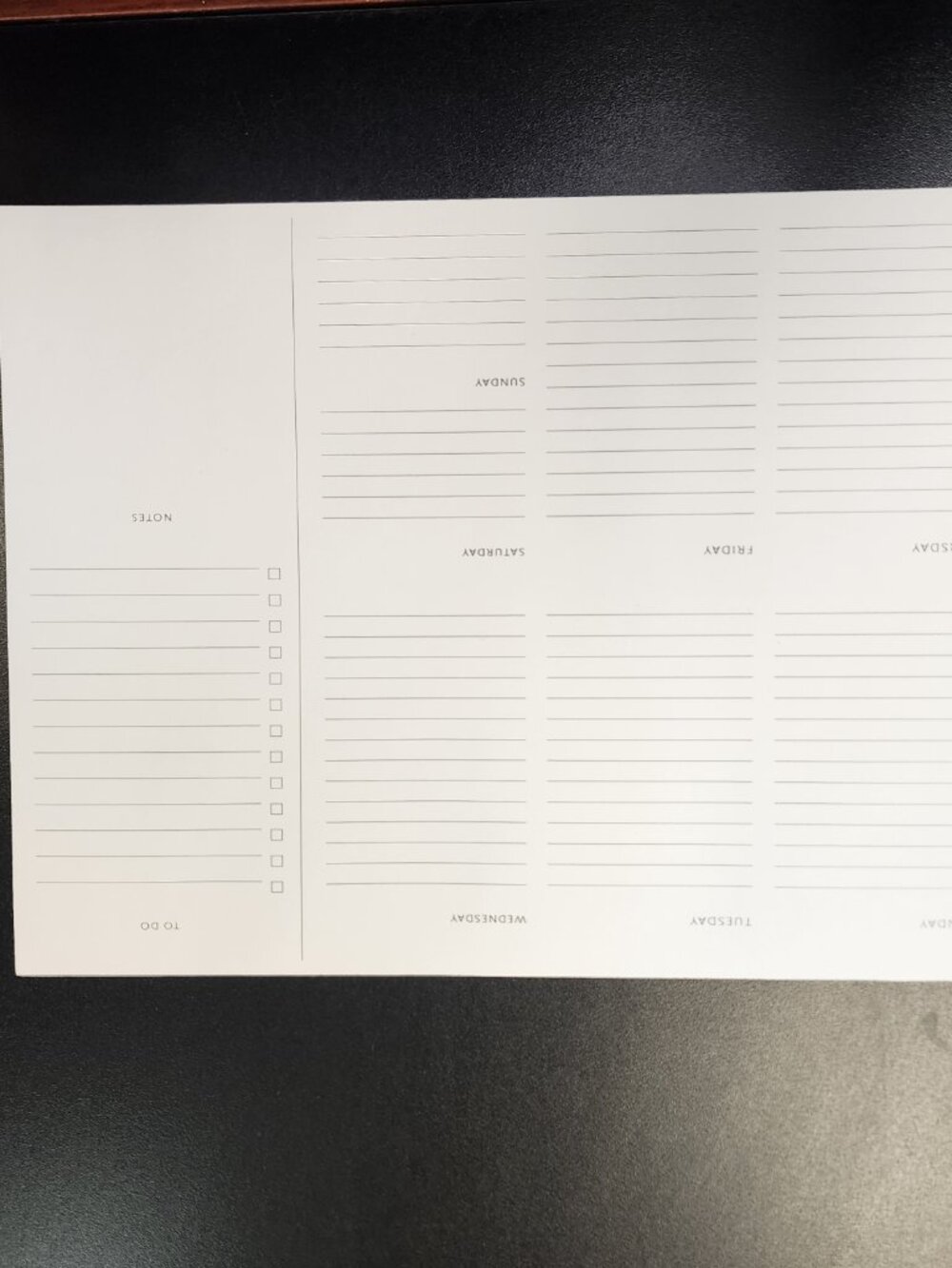 June Paper Market Weekly Task Notepad - Picture 6 of 6